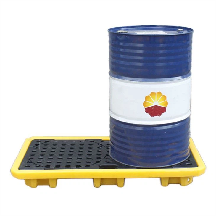 Twin Poly IBC Tote Spill Containment Pallet