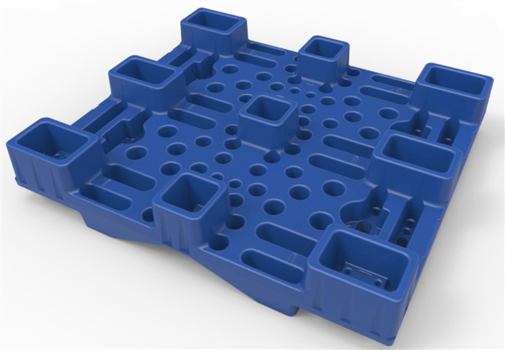 1200×1000 Cradle Style Roll Pallets Blue suppliers