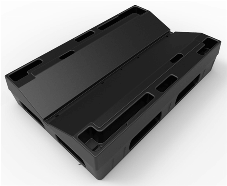 1230×800 Cradle Style Roll Pallets Black