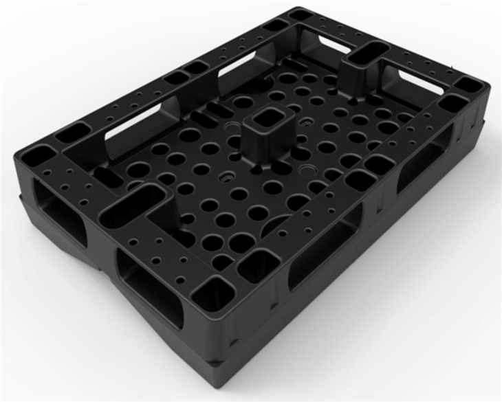 1230×800 Cradle Style Roll Pallets Black suppliers