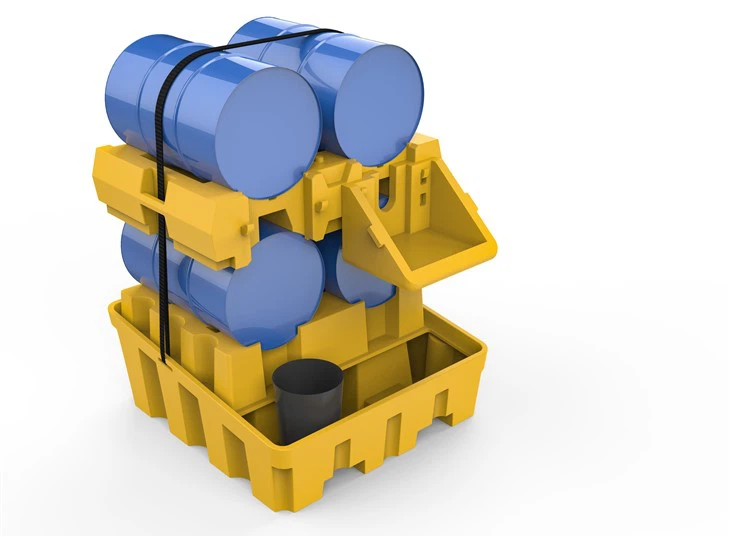 4 Drum Pallet Stacker Unit