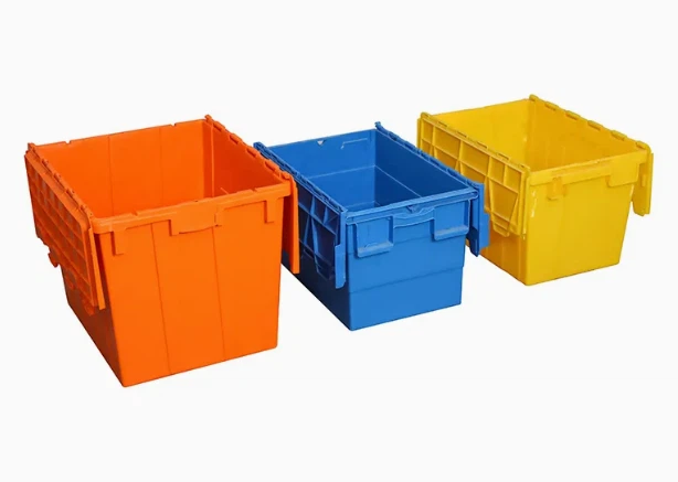Durable Warehouse Plastic Storage Tote Containers