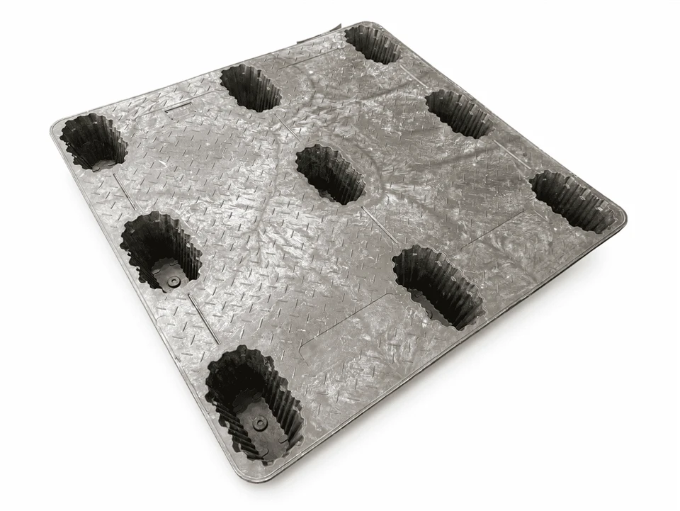 Heavy Duty Compression Molded Plastic Pallet