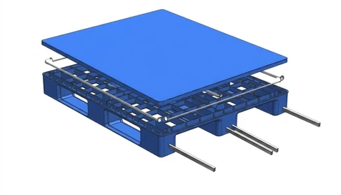 Plastic Pallet Rackable detail design Plastic Pallet Rackable detail design