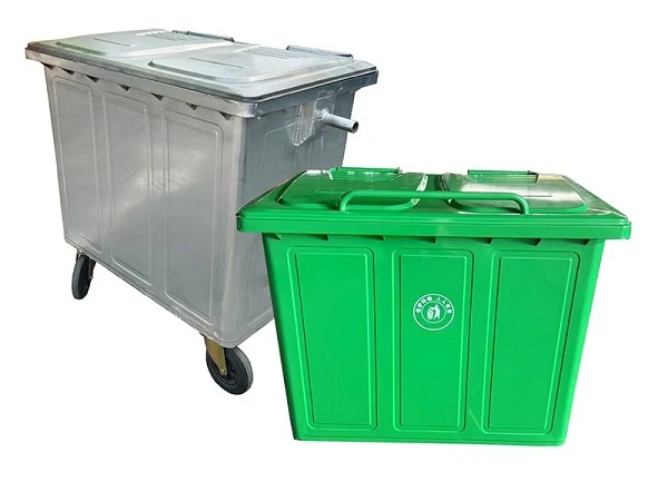 Stainless Steel Commercial Trash Bin