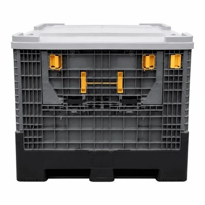 Plastic-Pallet-Box-Front-View-Foldable-Door Plastic-Pallet-Box-Front-View-Foldable-Door