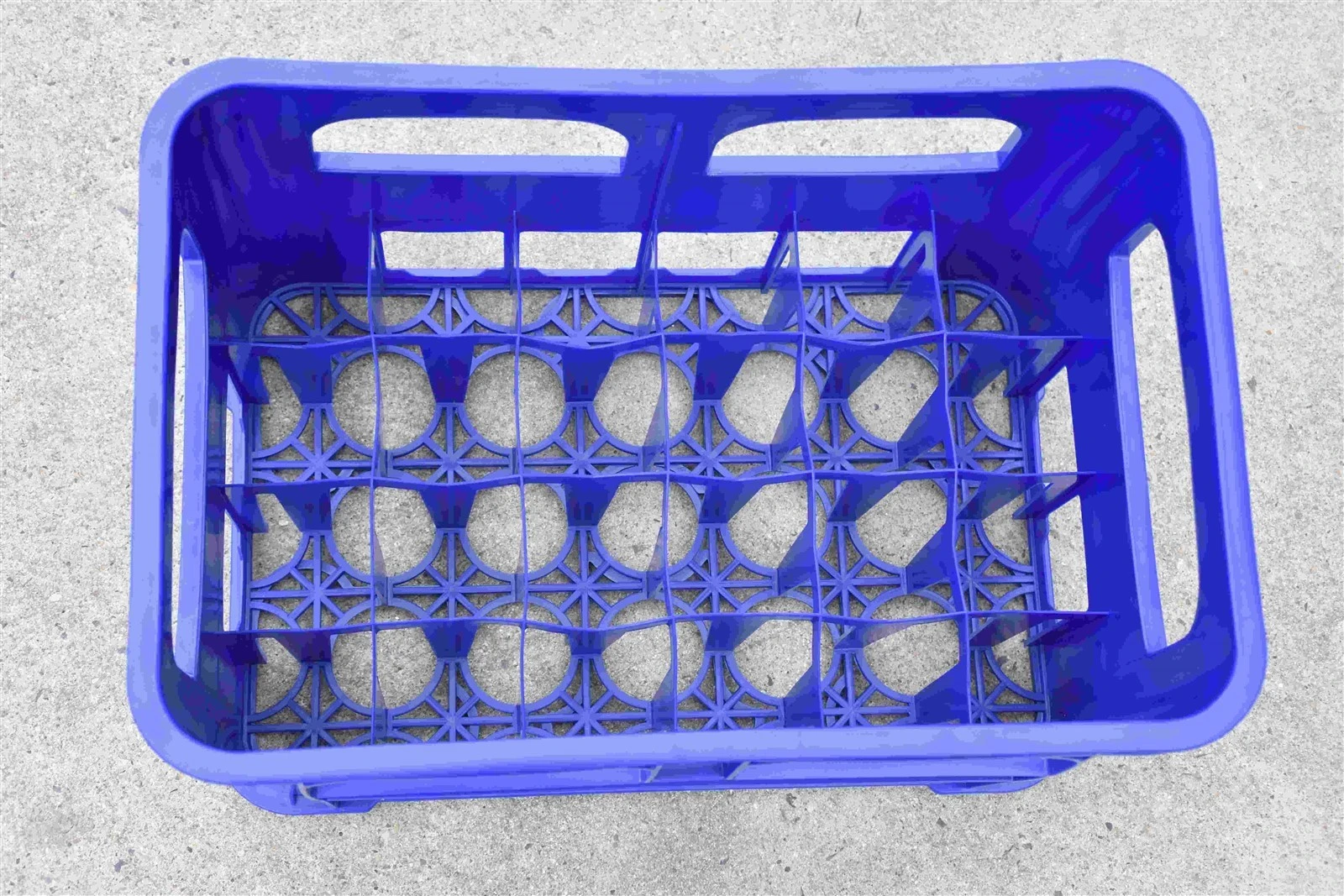 Blue-HDPE-Beer-Crate-Internal-Grid-With-Handles Blue-HDPE-Beer-Crate-Internal-Grid-With-Handles