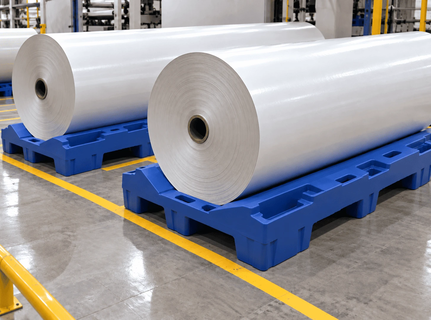 30x48-4-Way-Rackable-Plastic-Roll-Pallet-Paper-Roll-Storage 30x48-4-Way-Rackable-Plastic-Roll-Pallet-Paper-Roll-Storage