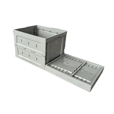 ASRS Stackable Foldable Solid Wall Plastic Crate