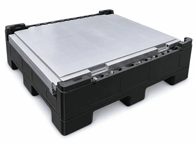 Foldable IBC Container For Liquid Transport