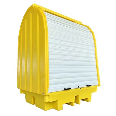 Outdoor Drum Spill Storage Sheds