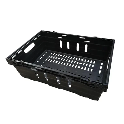 Perforated PP Bale Arm Crate With Handles