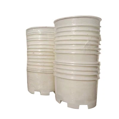 Plastic Cylindrical Nestable Container For Aquaculture