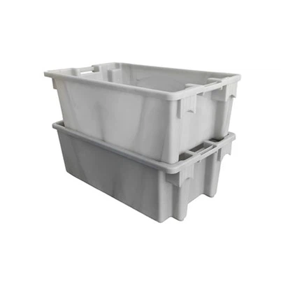 Plastic Solid Wall Nest& Stack Lobster Crates