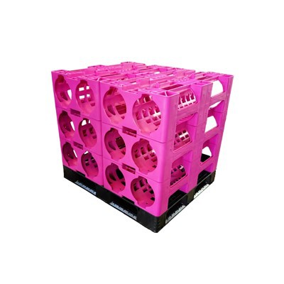 360-Degree Bottle Enclosure Plastic Water Rack