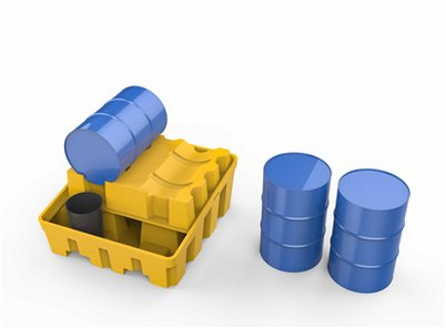 Bunded Drum Rack for 4 Drums