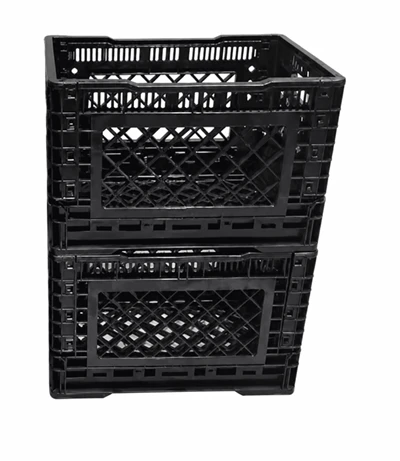 Stackable Plastic Dairy Crate