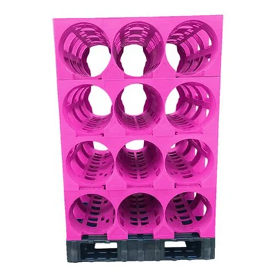 Stackable Plastic Water Bottle Rack