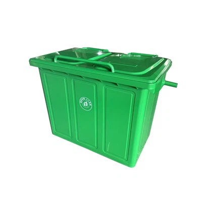 Steel Waste Bins With 4 Wheels