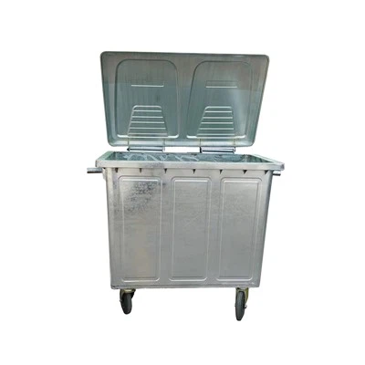 Steel Wheelie Garbage Can