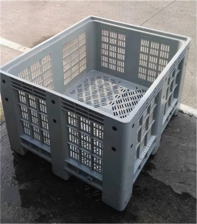 Vented Plastic Pallet Storage Box