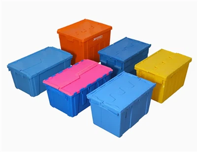 Virgin PP Movable Nestable And Stackable Tote Boxes