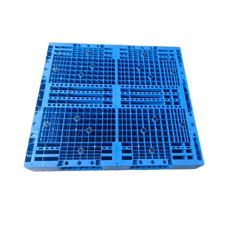 Stackable Plastic Pallet With Full Perimeter Base